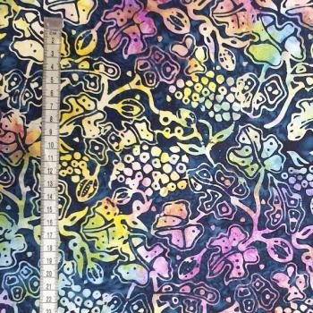 Preview: BEAUTIFUL - Heliotrope - Batikstoff aus Indonesien